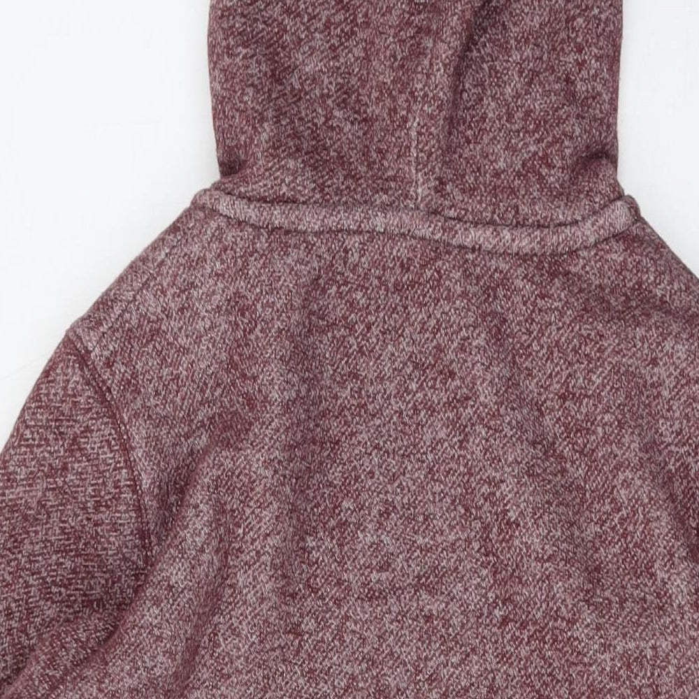 Womens UK Size 10 Jack Wills Red Full Zip Hoodie