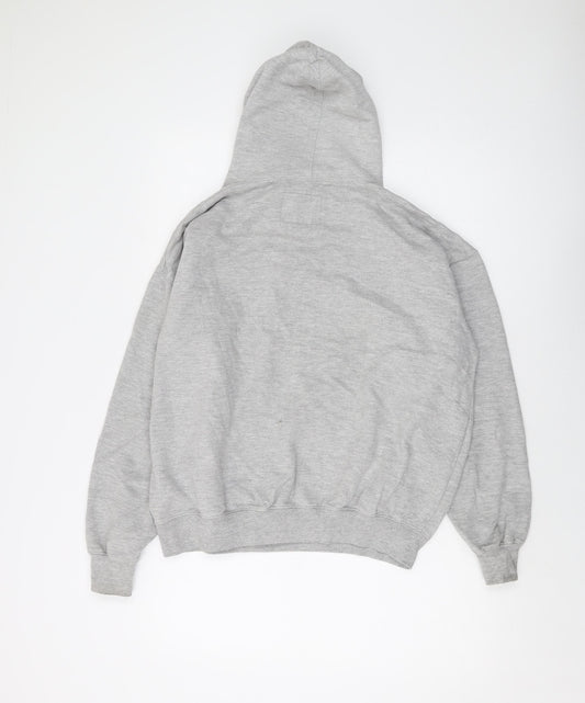 Womens UK Size L Harrisburg Grey Pullover Hoodie
