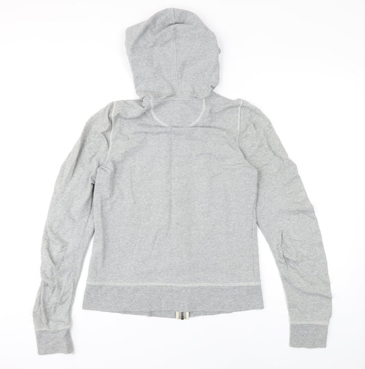 Gap Womens Grey Cotton Full Zip Hoodie Size M Zip