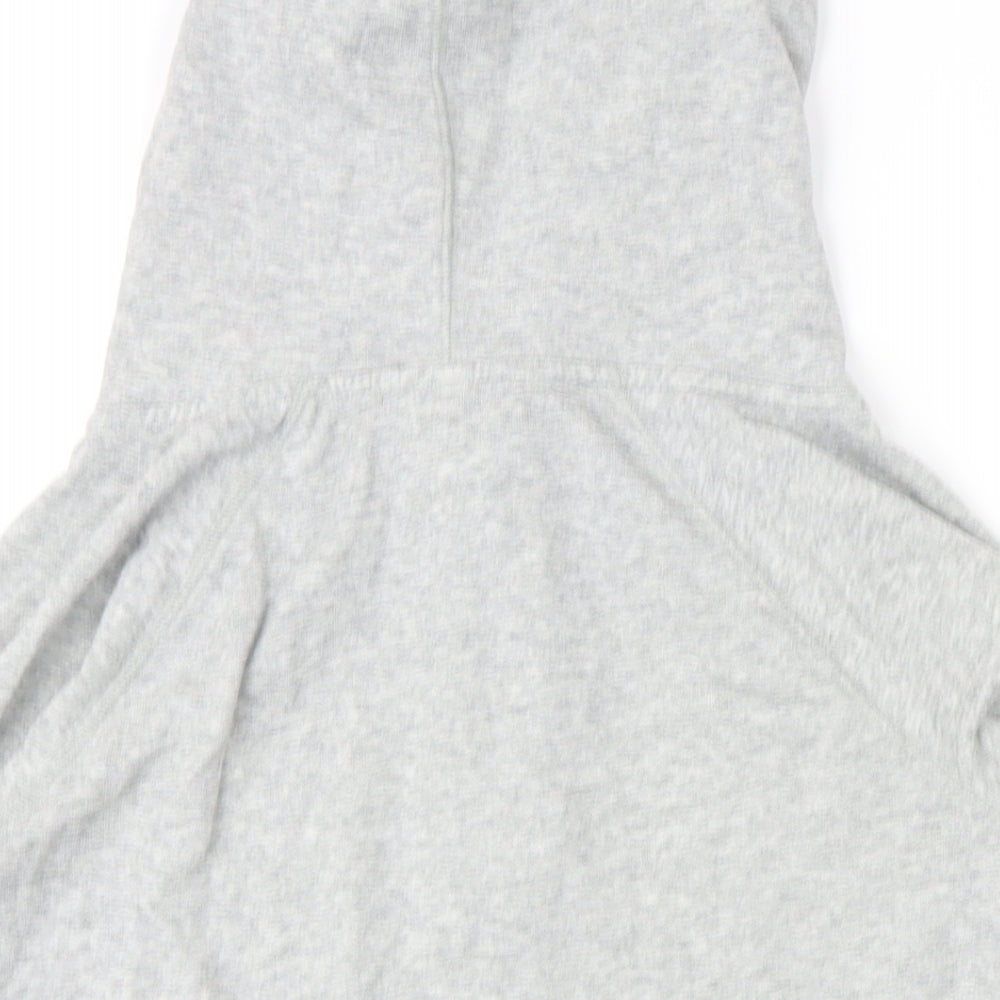 Gap Womens Grey Cotton Full Zip Hoodie Size M Zip