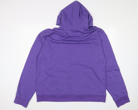 Womens UK Size 10 ASOS Purple Pullover Hoodie