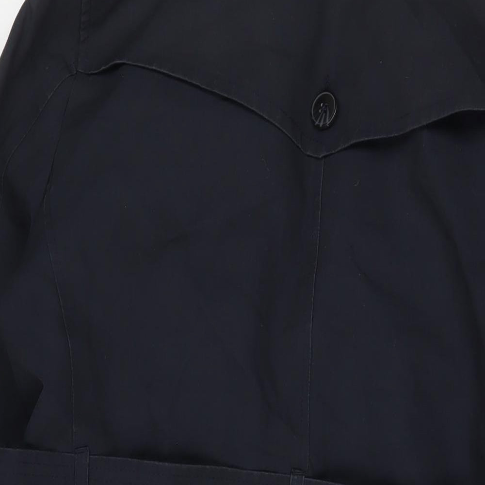 Burton Womens Blue Jacket Size M Button - Belted