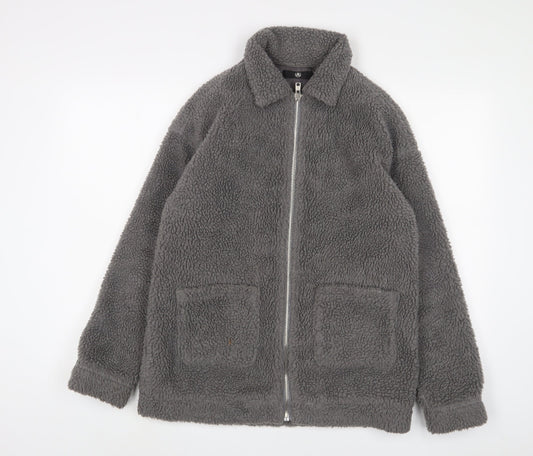 Womens UK Size 6 Missguided Grey Jacket