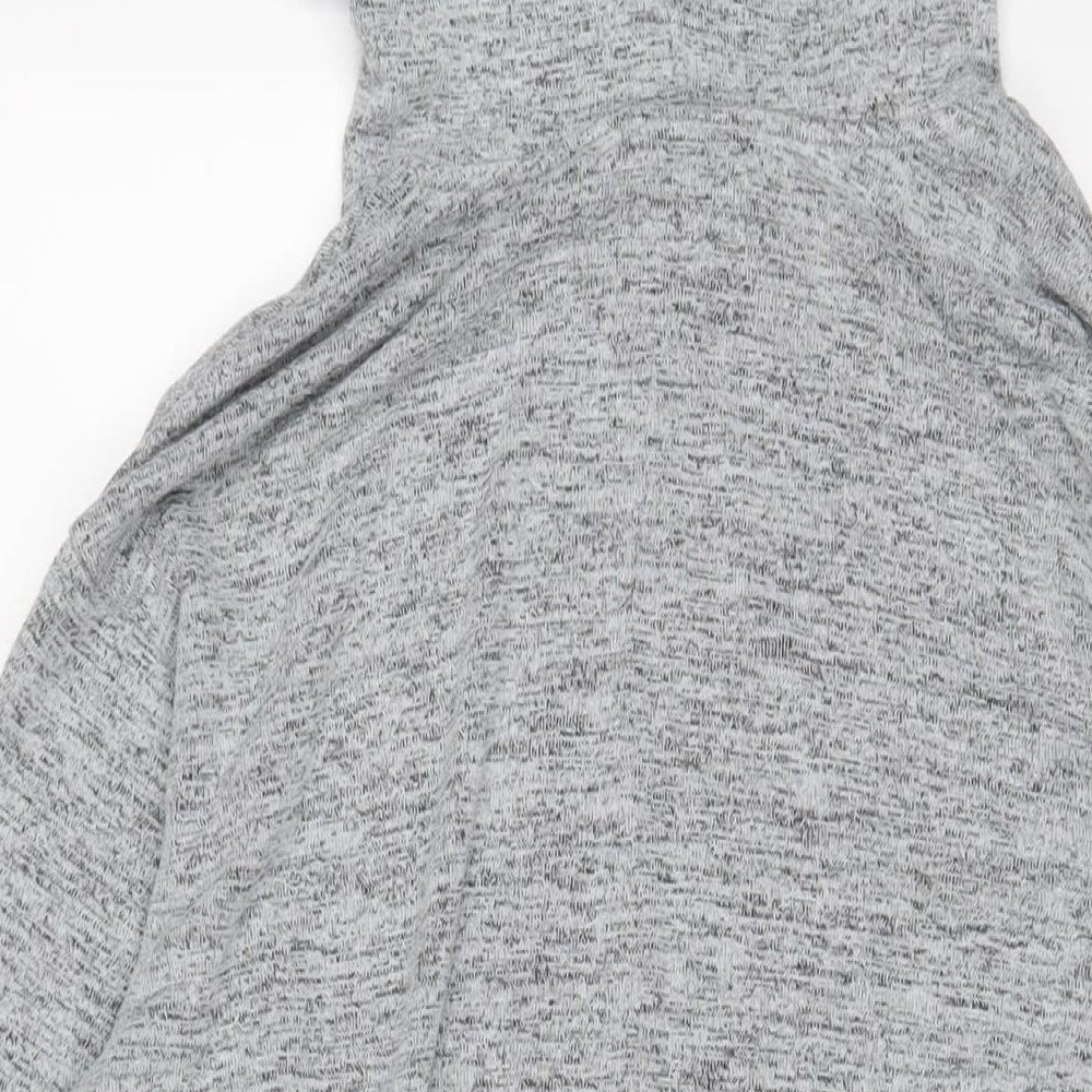 H&M Womens Grey Polyester Pullover Hoodie Size M Pullover