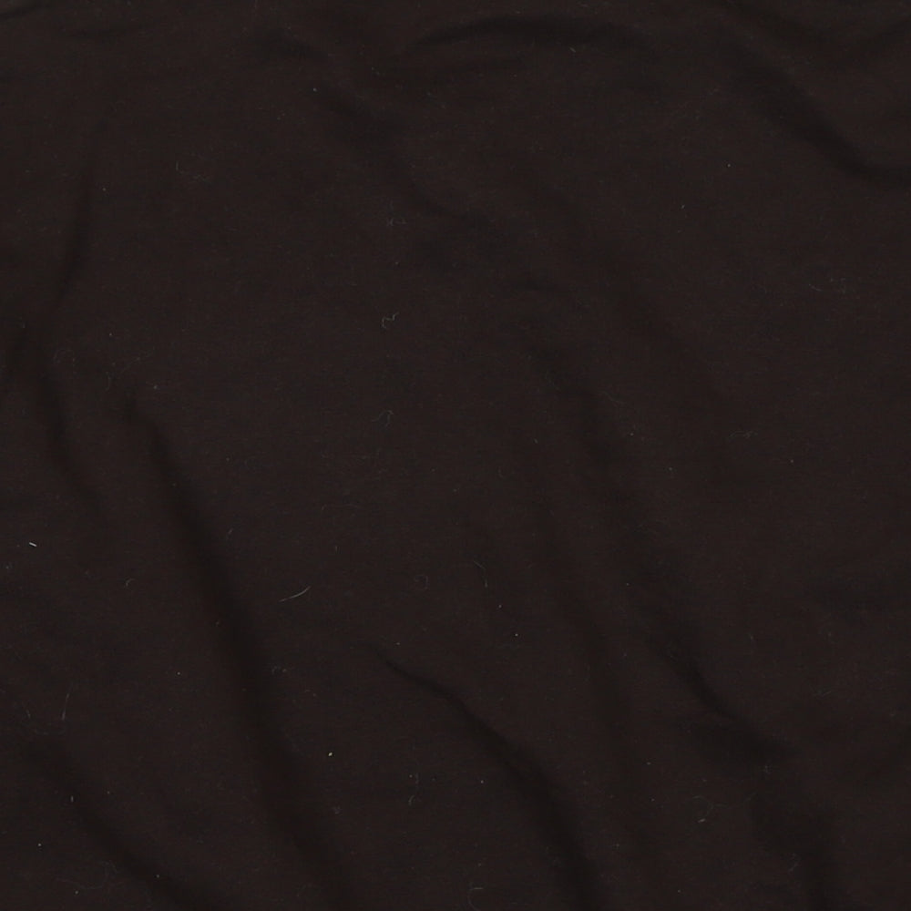 Divided Womens Brown Polyester Pullover Sweatshirt Size S