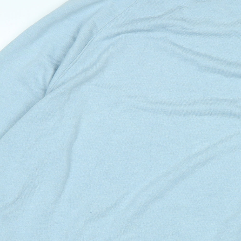 H&M Womens Blue Cotton Pullover Sweatshirt Size S