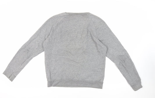 Topman Mens Grey Cotton Pullover Sweatshirt Size S