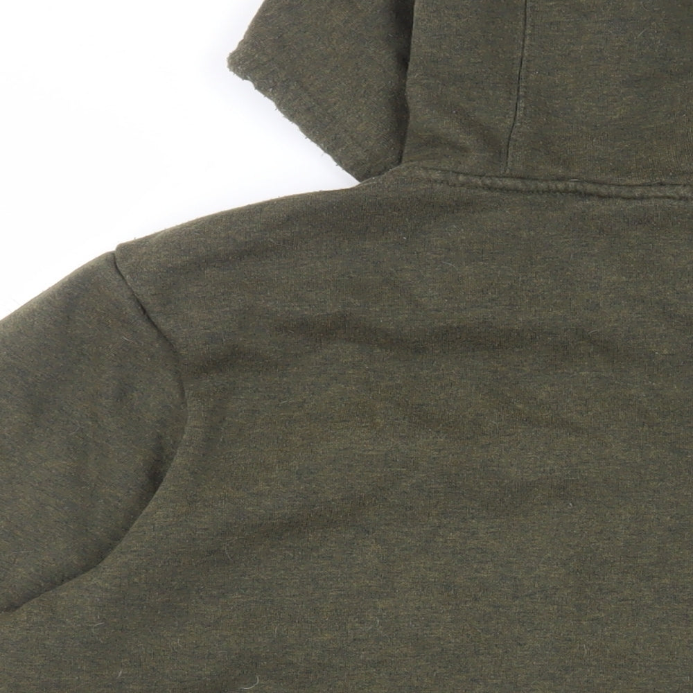 Mens UK Size M Slazenger Green Full Zip Hoodie