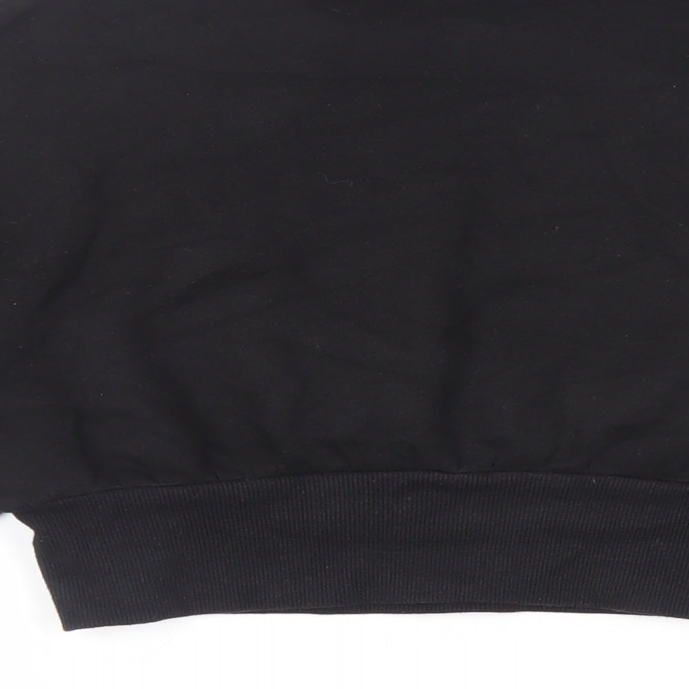 Womens UK Size S Divided by H&M Black Pullover Sweatshirt
