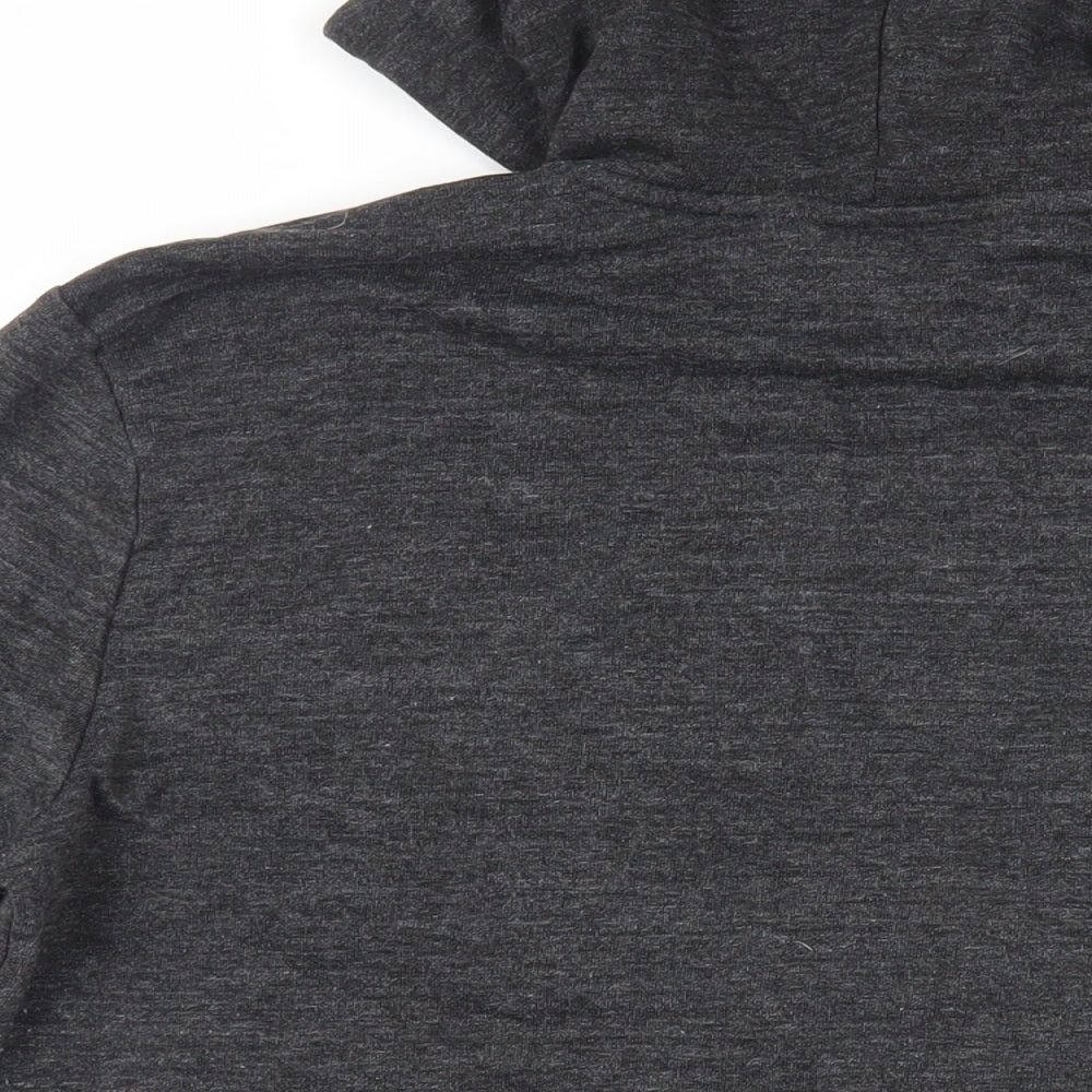 Mens UK Size S H&M Grey Full Zip Hoodie