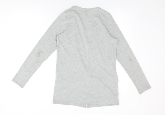 Womens UK Size 12 New Look Grey Cardigan Jumper