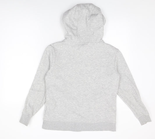 Womens UK Size 10 LA Gear Grey Full Zip Hoodie
