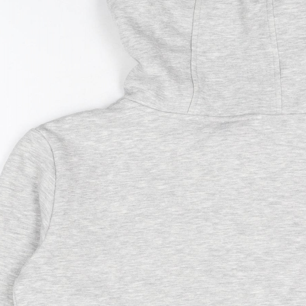 Womens UK Size 10 LA Gear Grey Full Zip Hoodie