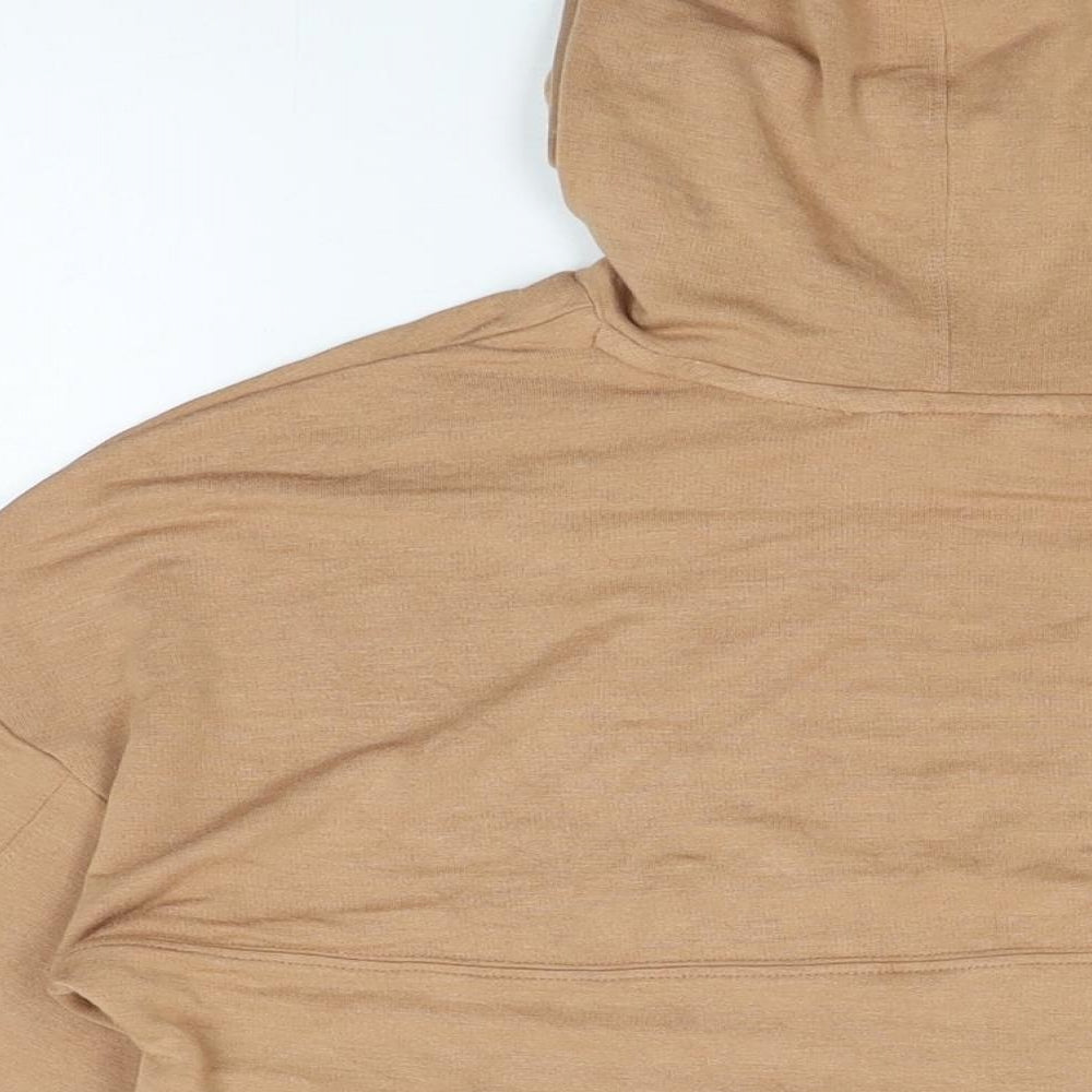 Marks and Spencer Womens Beige Polyester Pullover Hoodie Size 8 Pullover