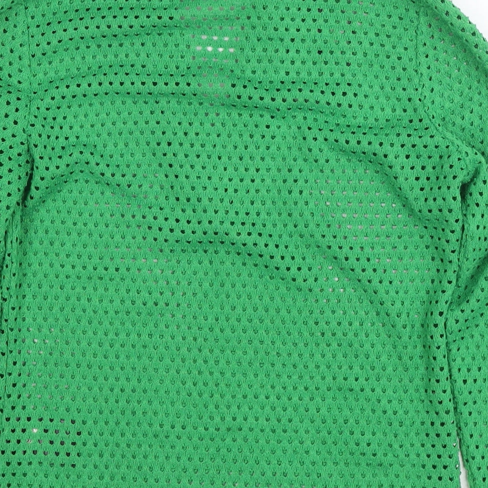 Womens UK Size S H&M Green Pullover Jumper