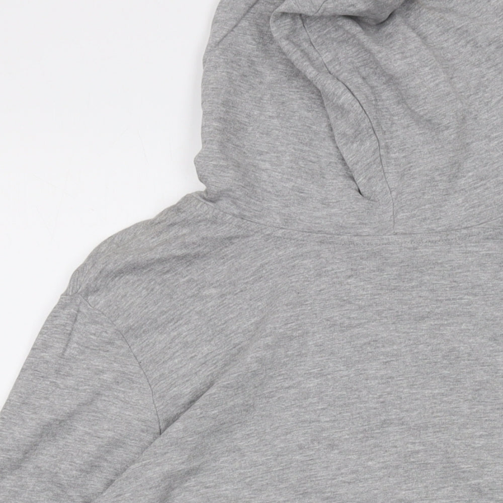 Womens UK Size M H&M Grey Full Zip Hoodie