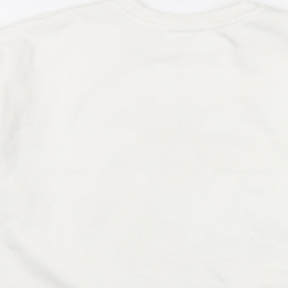 Ramones Womens Ivory Cotton Pullover Sweatshirt Size 10 Pullover