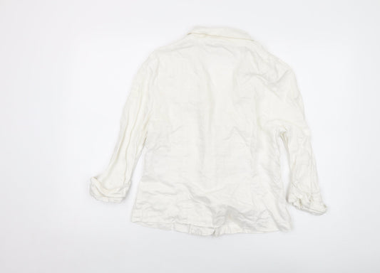 Womens UK Size 12 New Look Ivory Jacket
