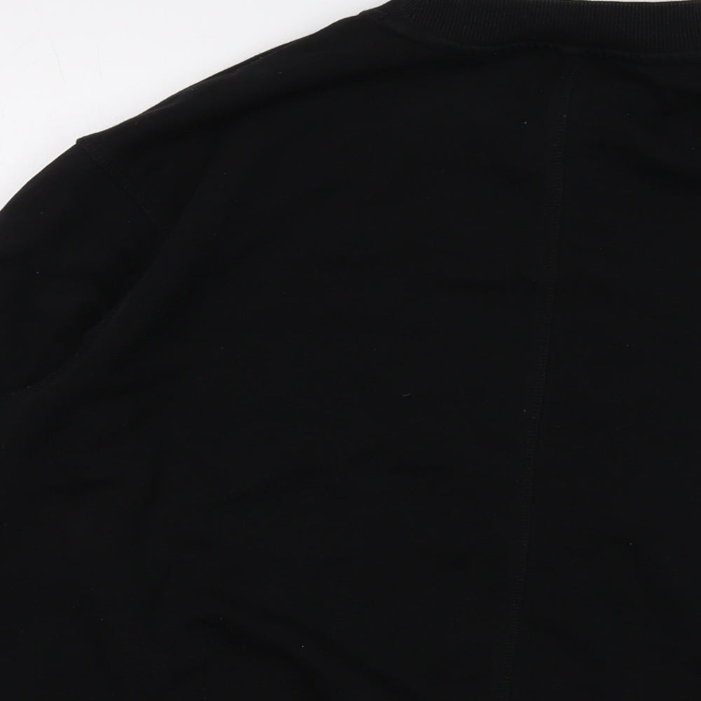 Womens UK Size M H&M Black Pullover Sweatshirt