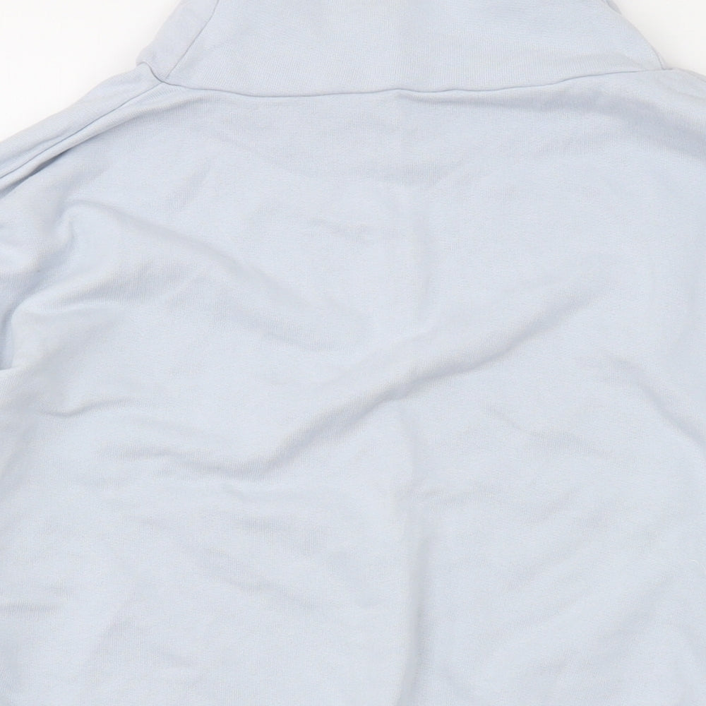 Lidex Womens Blue Cotton Pullover Sweatshirt Size M Pullover