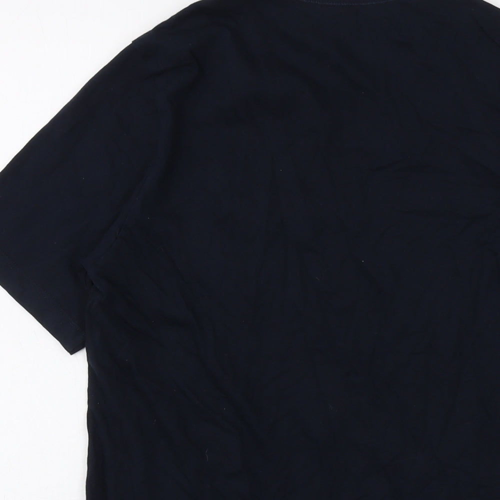 Mens UK Size S Boss Blue T-Shirt