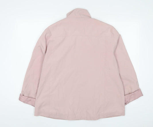 Berkertex Womens Pink Jacket Size 14 Zip