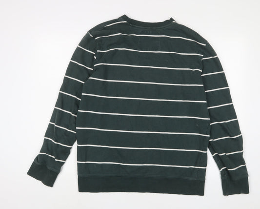 Mens UK Size L NEXT Green Pullover Sweatshirt