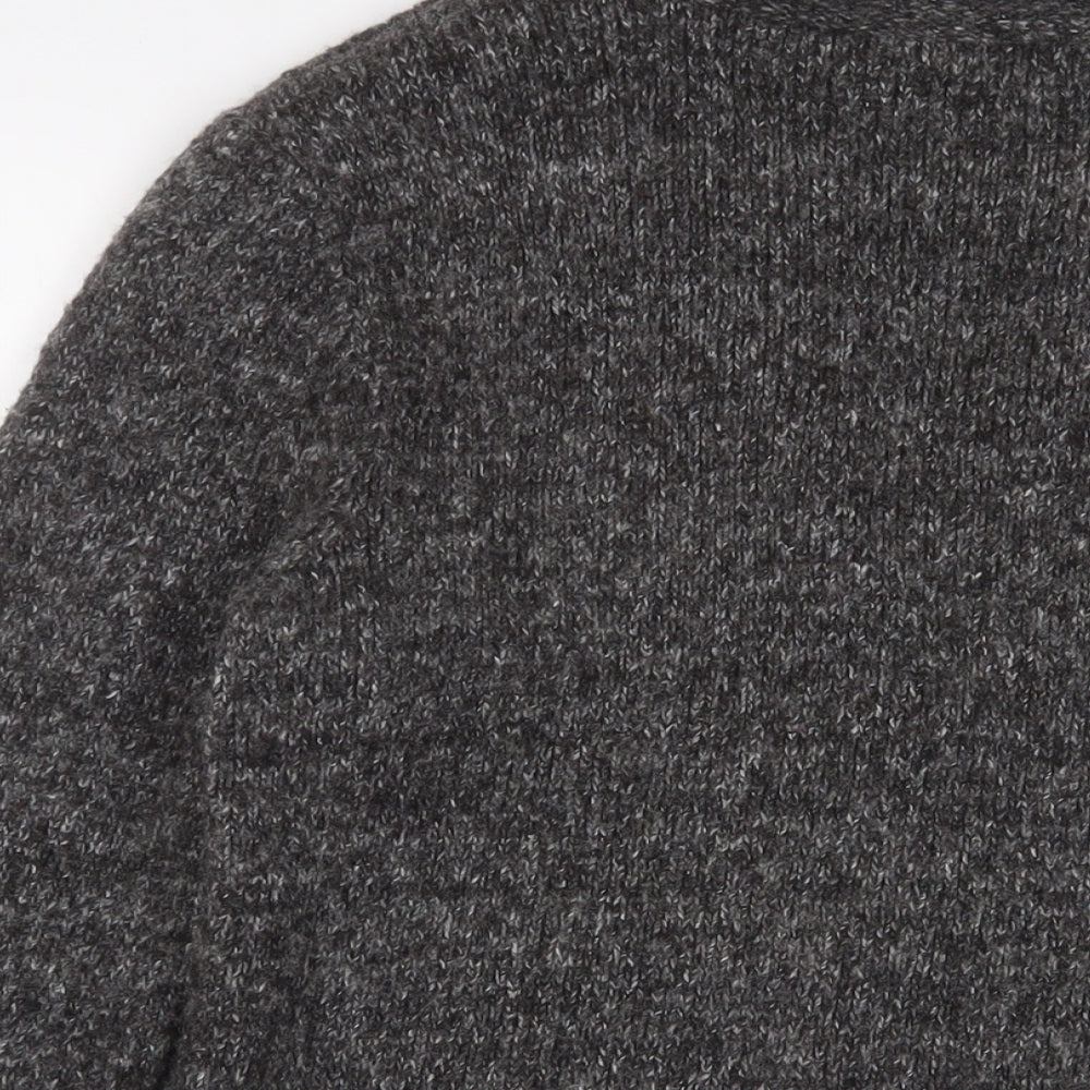 Womens UK Size 14 Damart Grey Cardigan Jumper