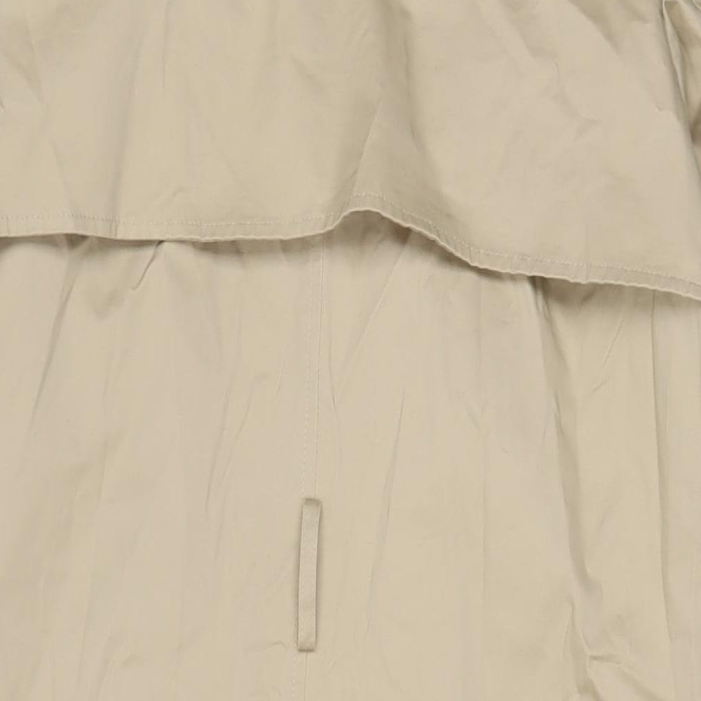 Womens UK Size 12 Marks and Spencer Beige Overcoat