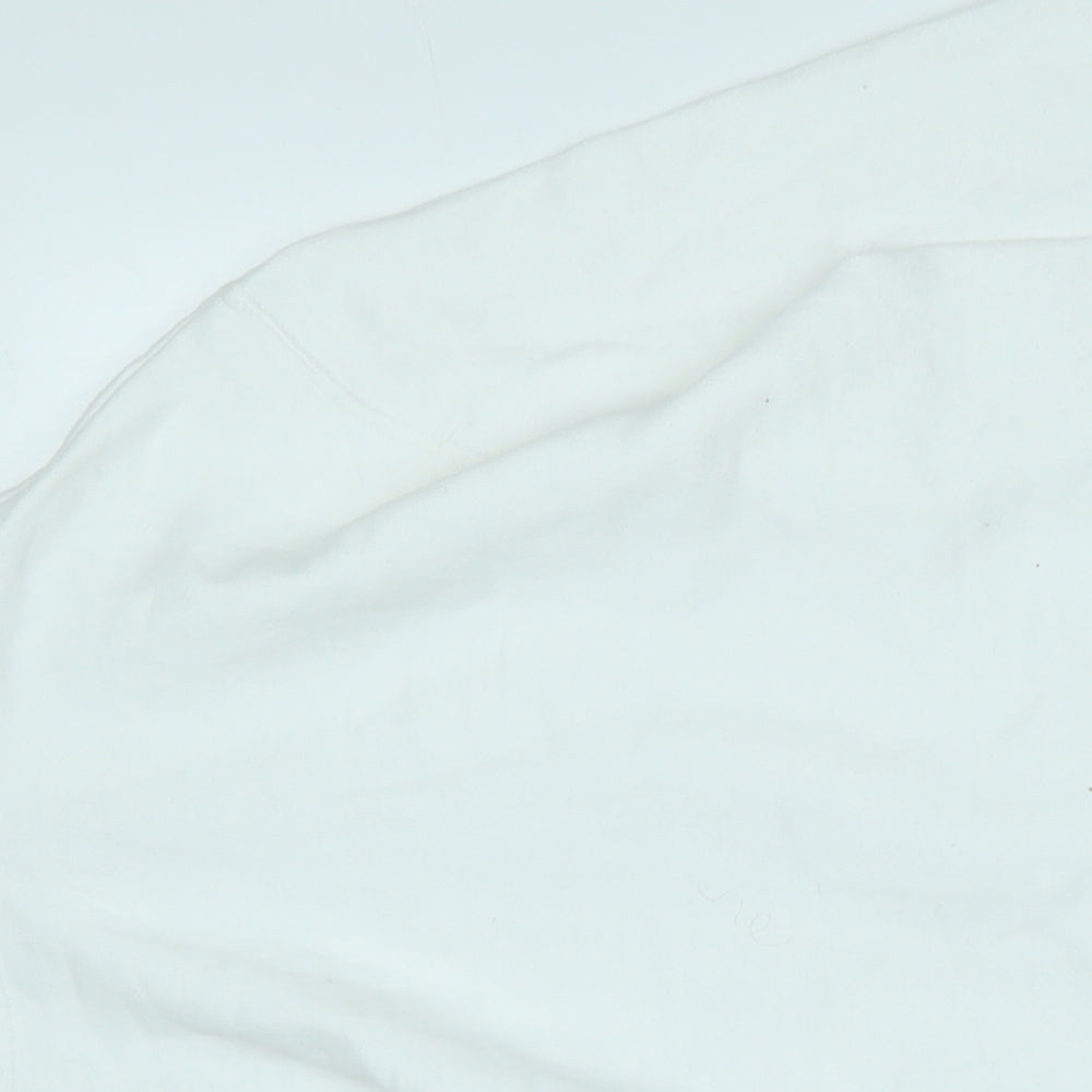 Brand and care label for UEFA women’s white jacket, size S, zip - women's euro - england 2022