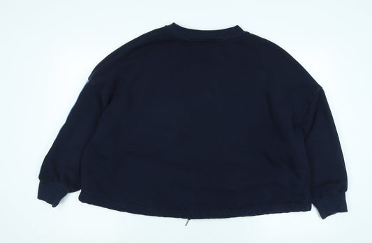 Womens UK Size L Marks and Spencer Blue Pullover Sweatshirt