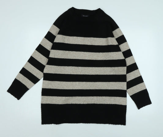 Womens UK Size M New Look Black Pullover Jumper