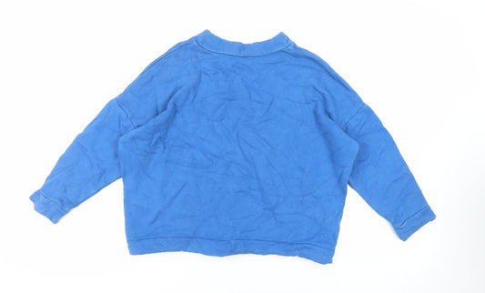 Womens UK Size S John Lewis Blue Pullover Sweatshirt