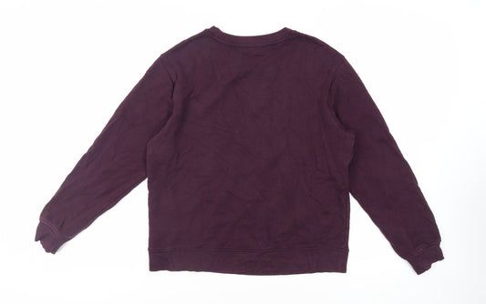 Womens UK Size S Marks and Spencer Purple Pullover Sweatshirt