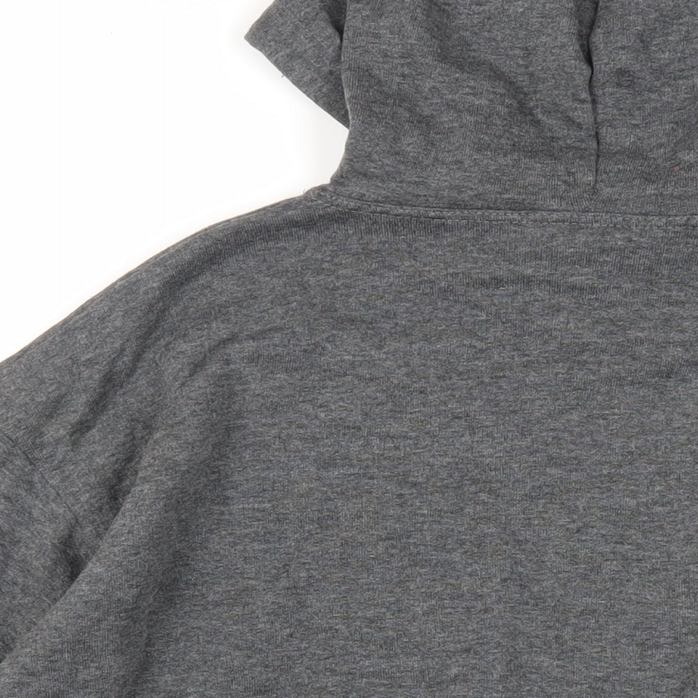 Mens UK Size M C&A Grey Pullover Hoodie