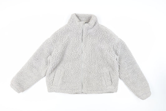 Womens UK Size S New Look Grey Jacket