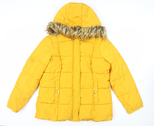 Womens UK Size 16 Very Yellow Jacket