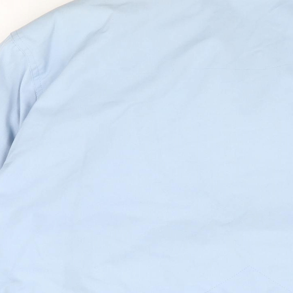 Classics Womens Blue Overcoat Coat Size 22 Zip