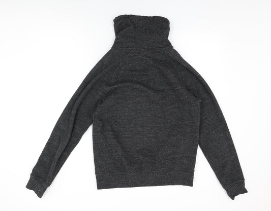 H&M Womens Black Cotton Pullover Sweatshirt Size S Pullover