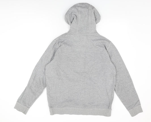 Mens UK Size L Burton Grey Pullover Hoodie