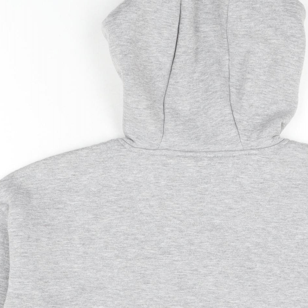 EBRU EVRIM Womens Grey Cotton Pullover Hoodie Size S Pullover - Activewear