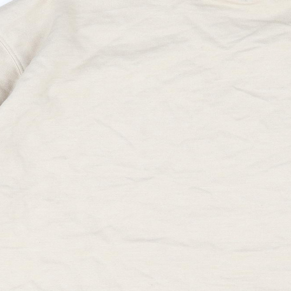 Nasty Gal Womens Beige Cotton Pullover Sweatshirt Size M Pullover - Sports Club