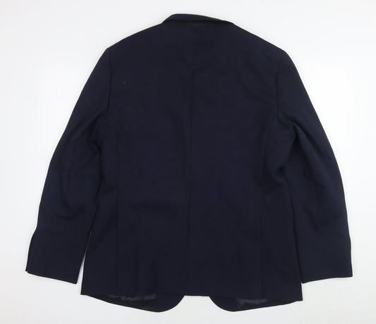 Mens UK Size 42 Marks and Spencer Regular Blue Suit Jacket