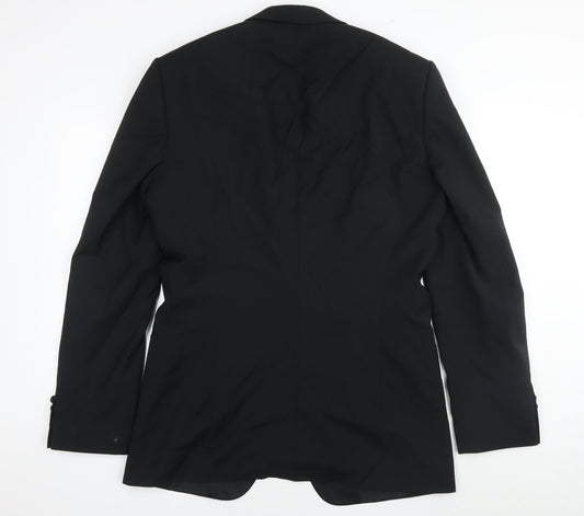 Mens UK Size 42 Boss Regular Black Suit Jacket