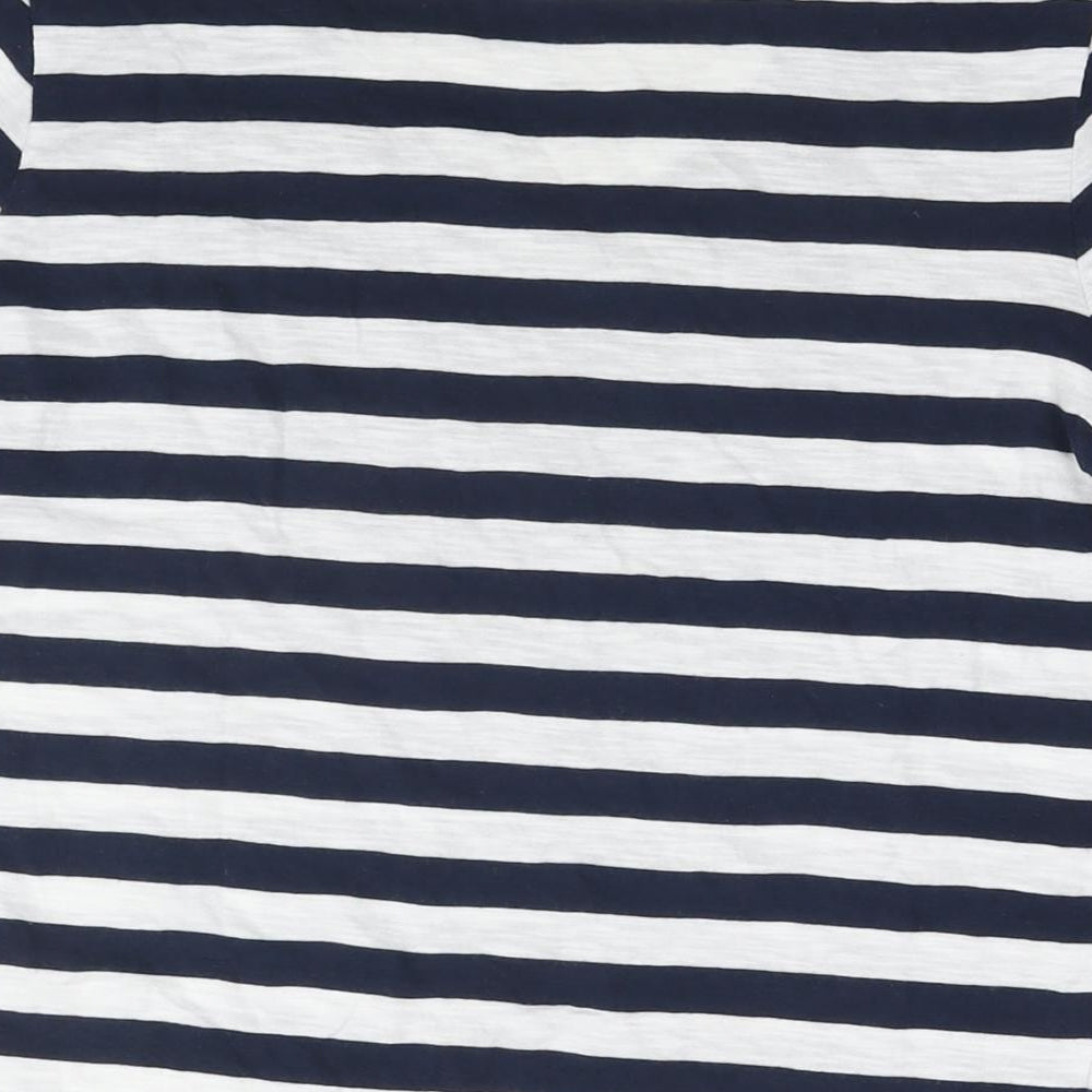 Womens UK Size 12 Marks and Spencer Blue Basic T-Shirt