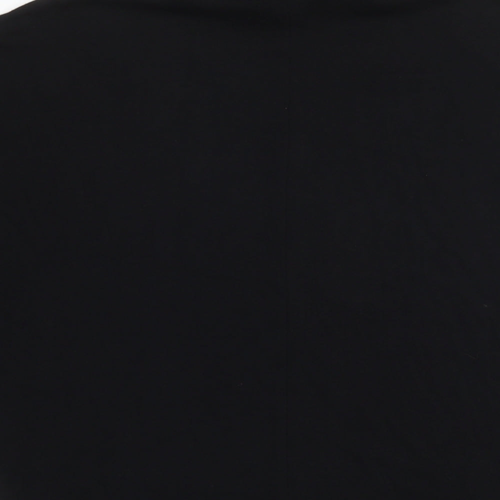 Womens UK Size 8 River Island Black Basic T-Shirt