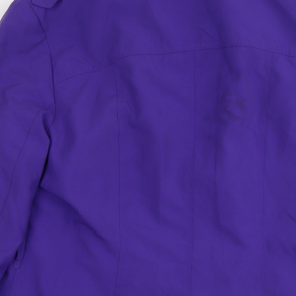 Womens UK Size 16 Marks and Spencer Purple Overcoat