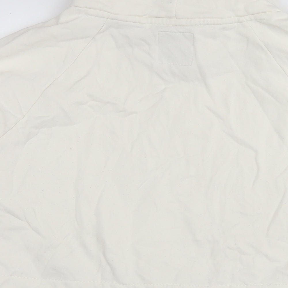 Womens UK Size L NEXT White Pullover Sweatshirt