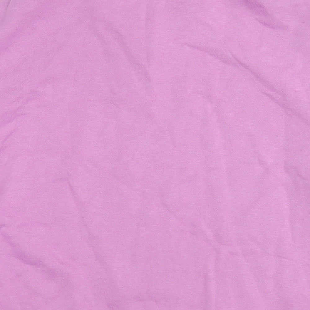 Bonmarché Womens Pink Cotton Full Zip Sweatshirt Size 20 Zip