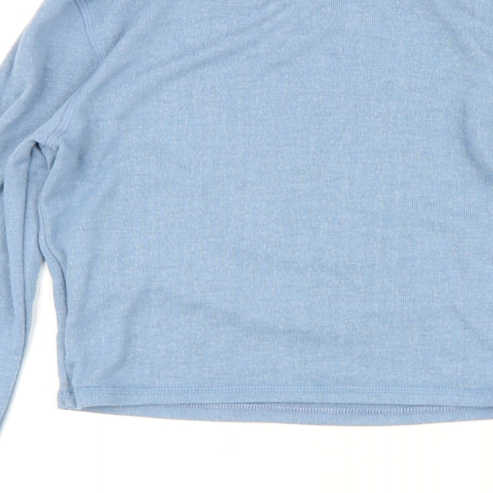 Womens UK Size One Size Urban Outfitters Blue Basic T-Shirt